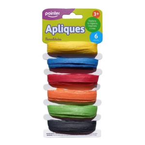 Apliques Cinta de papel POINTER X 6 colores 5 mts