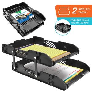 Bandeja de Escritorio 2 niveles POINTER plastico