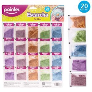 Brillantina en bolsa fina varios colores