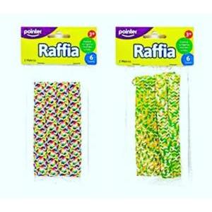Cinta Raffia decorada 2 mts