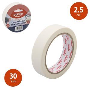 Cinta adhesiva para enmascarar 2.5cm x 30yrds