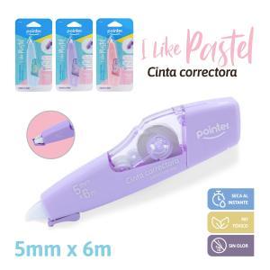 Cinta correctora Pastel POINTER 6 mts