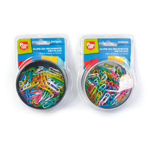 Clips En Recipiente Metalico (PC-6734)