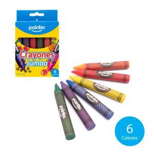 Crayon Jumbo X 6 Colores