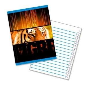 Cuaderno c/indice 96 hojas