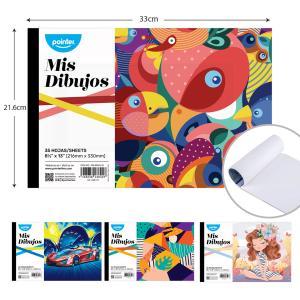 Cuaderno de dibujo 35 hojas