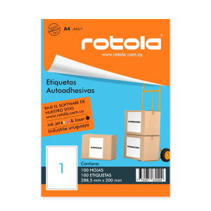 Etiqueta Rotola A4