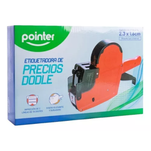 Etiquetadora de precios doble linea POINTER