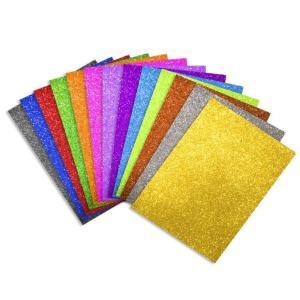 Goma Eva c/glitter 50x40 varios colores