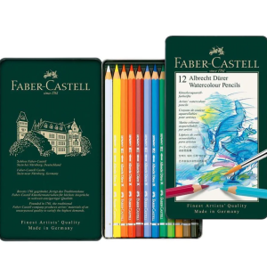 Lapices Acuarelables FABER LATA X 12