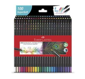 Lapices Supersoft Faber x 100