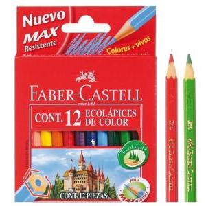 Lapices de colores cortos x 12