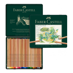 Lapices faber pastel x 24 unidades