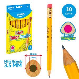 Lapiz tutor jumbo POINTER X 10 3.5 mm