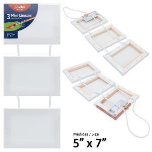 Lienzo MINI  para pintar POINTER X 3 unidades
