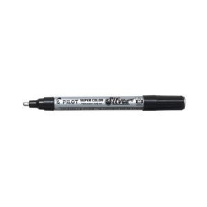 Marcador Permanente Plateado Pilot