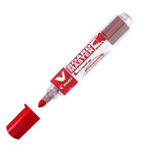 Marcador c/capuchon pilot rojo
