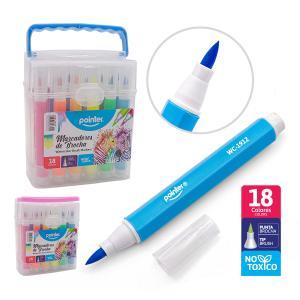Marcador de BROCHA POINTER X 18 colores