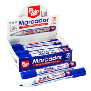 Marcador de pizarra pointer azul