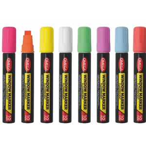 Marcador para vidrios flour OMEGA 10 mm