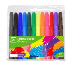 Marcadores Gruesos x12 DL