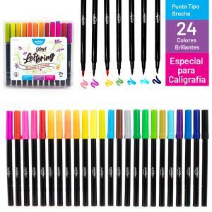 Marcadores POINTER LETTERING X 24 colores