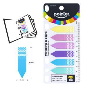 Marcadores de pagina tipo FLECHA POINTER X 6 colores