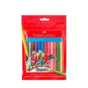 Marcadores x 12 finos Faber Castell