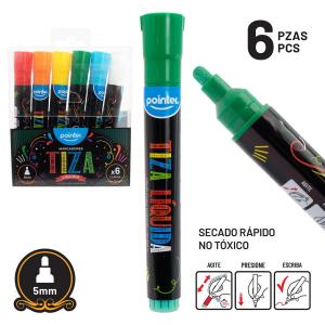 Marcadors POINTER de TIZA X 6 unidades