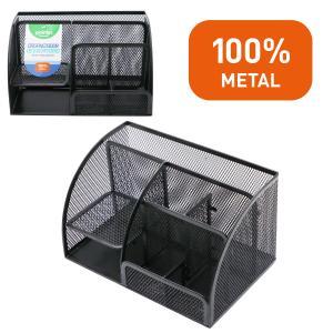 Organizador de Escritorio metal POINTER 6 reparticiones rect