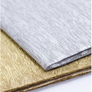 Papel Crepe METALIZADO ORO Y PLATA