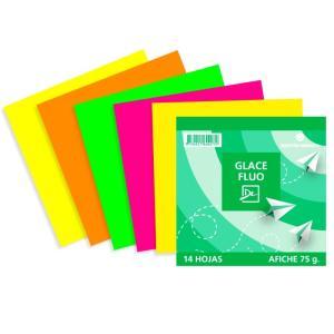 Papel glase flou 14 hojas