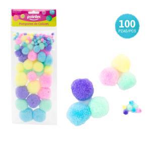 Pom pom Pastel POINTER X 100 unidades surtidas