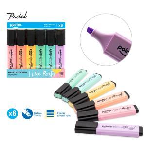 Resaltador Pastel POINTER ( pack x 6 )