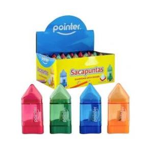 Sacapunta con Goma de Borrar y deposito POINTER