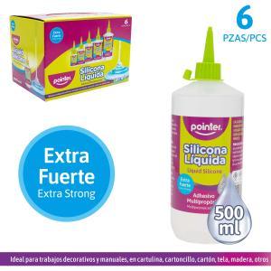 Silicona Liquida 500 ml ( caja x 6 unidades )