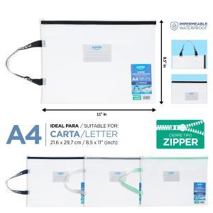 Sobre impermeable con cierre POINTER A4