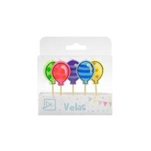 Velas globitos x5