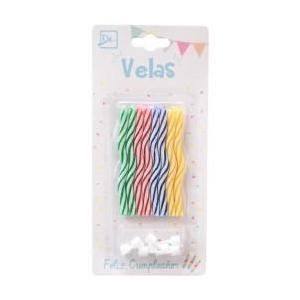 Velas onda cortas x8