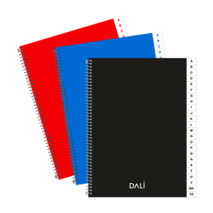 cuaderno indice Dali 72 hs tapa dura