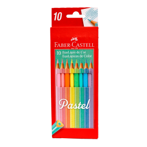 lapices faber pastel x 10 unidades